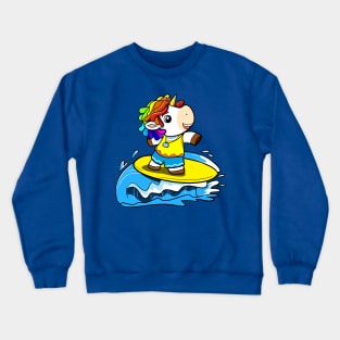 Surfing Corn Crewneck Sweatshirt